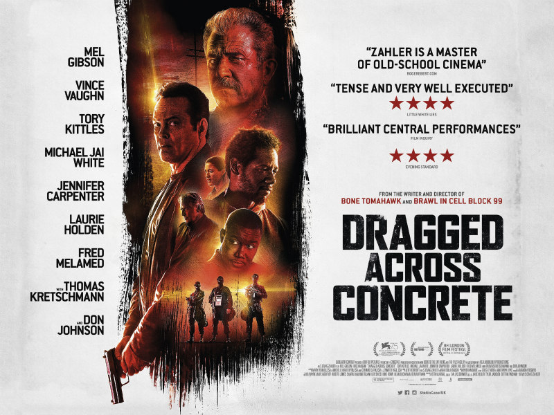 dragged across concrete uk poster