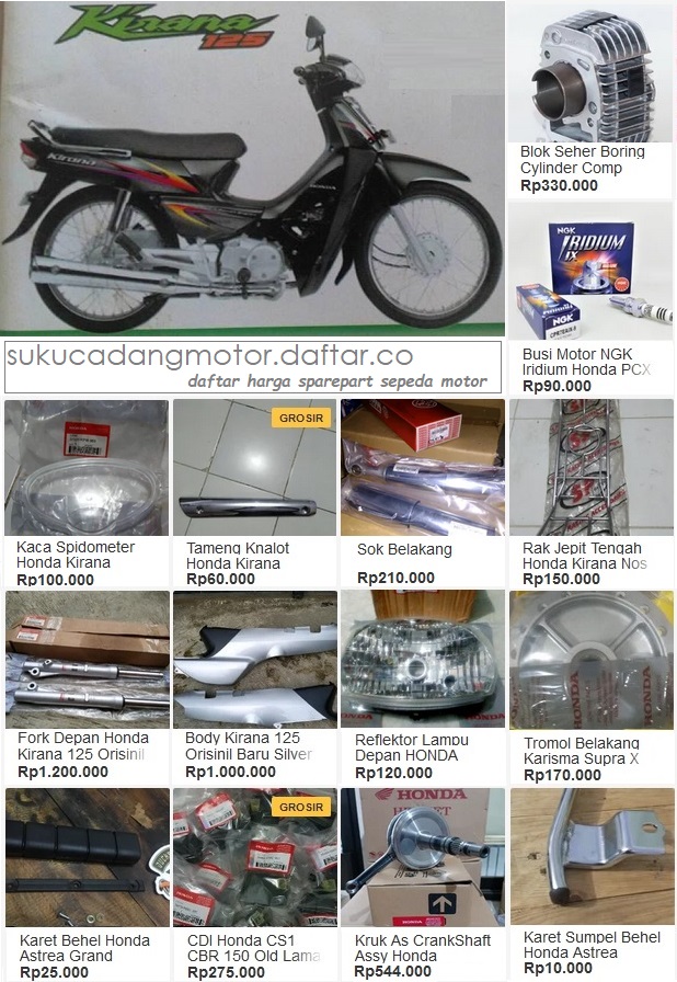 Part Katalog Honda Cengkareng - brosur paket wedding