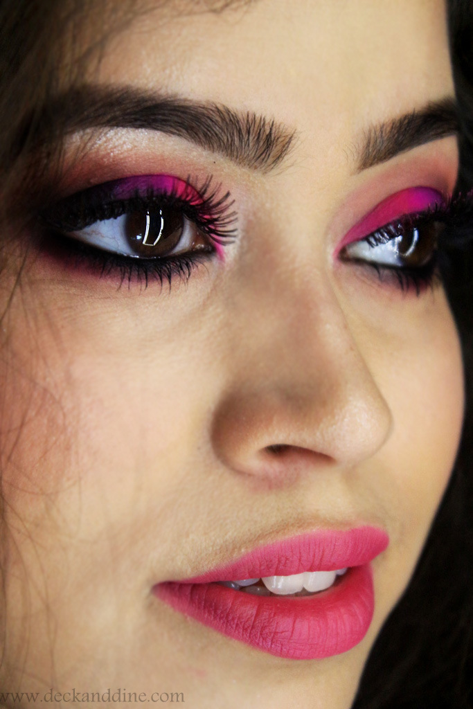 Valentine's Day: Peppy Pink Smokey Eye Makeup Tutorial - Deck and Dine