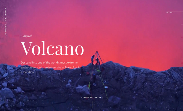 A Digital Volcano Trend and Inspiration Web Design 2018 - A Digital Volcano