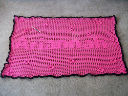 crochet blanket filet blankets patterns afghan trim ruffled personalized stitches boy pattern squares diy which afghans close