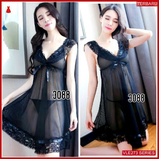 VLE137B48 LINGERIE 12455 SESERAHAN SEXY BAJU TIDUR BMGShop