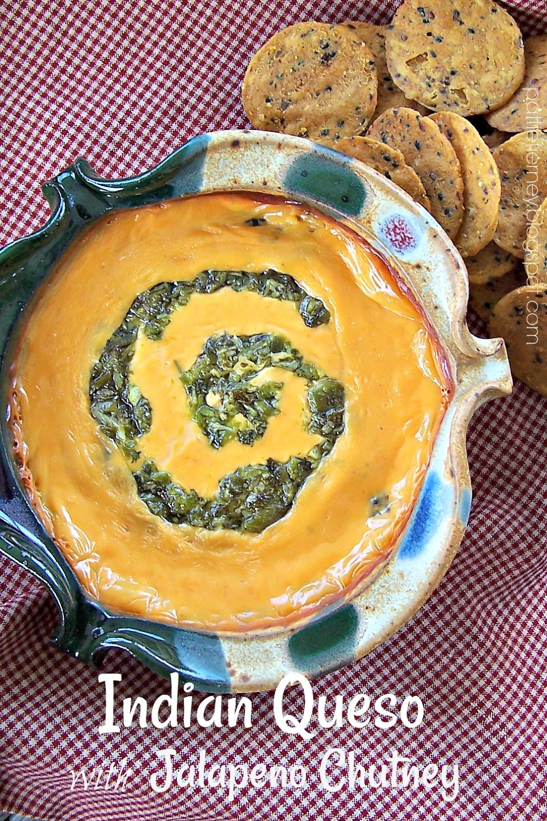 OllaPodrida Indian Queso with Jalapeno Chutney
