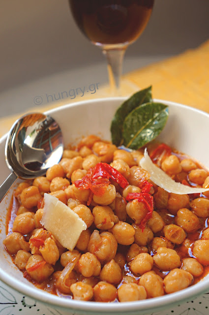 Chickpea Stew with Oven-Dried Tomatoes