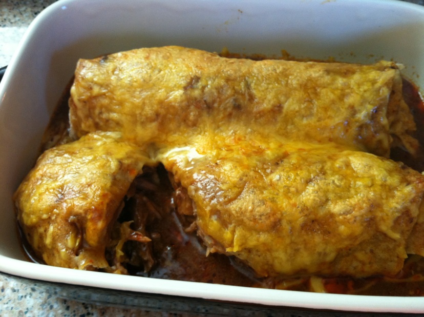 Meadows' Manor Crock pot Shredded Beef Burritos