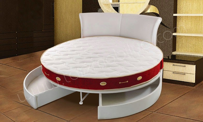 İnstagram Takipçi Satın Al Siyah Beyaz Yuvarlak Yatak Odası Mobilya