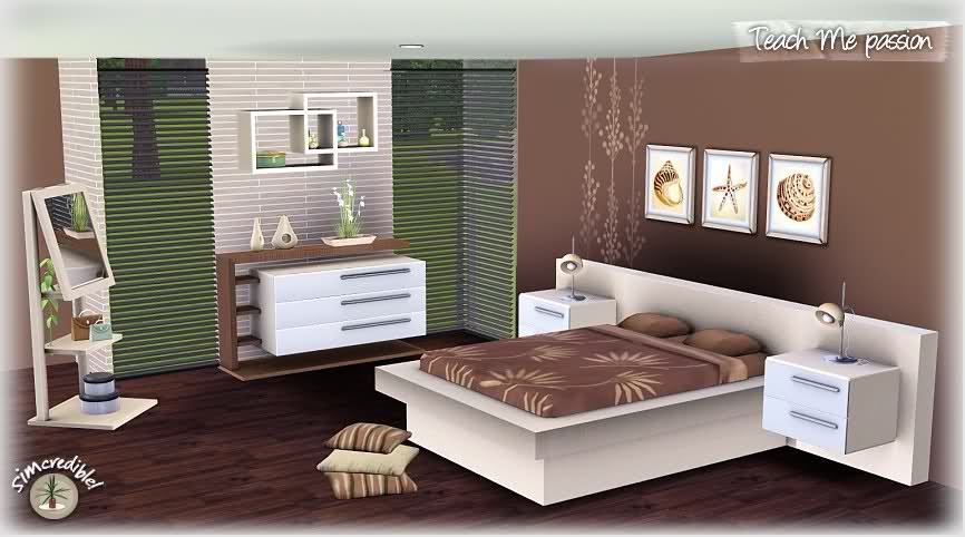 My Sims 3 Blog Teach Me Passion Bedroom Set By Simcredible Designs