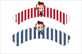 Mini Kit para Fiesta de Jake y los Piratas de Nunca Jamás. Mini Kit para Fiesta de Jake y los Piratas de Nunca Jamás.