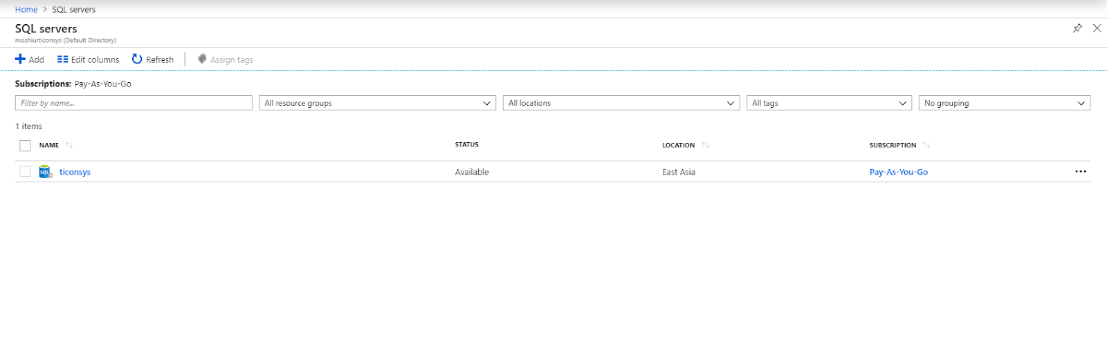 Azure Sql Firewall Configuration