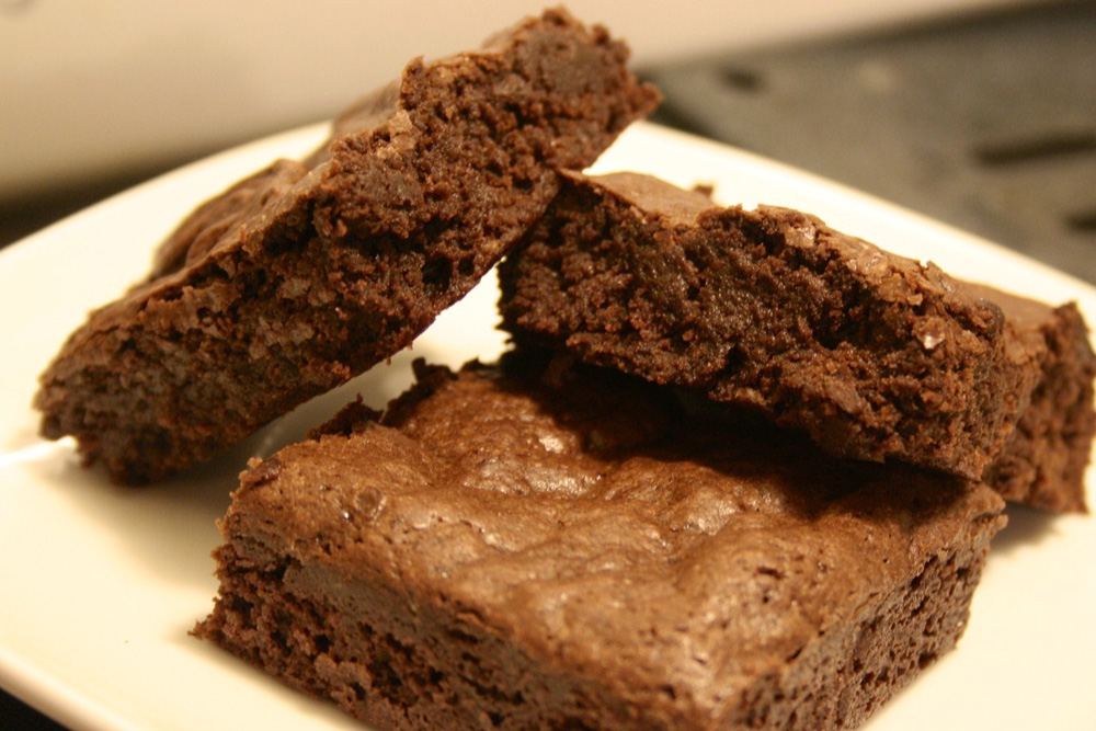 Lisa Cooks Triple Chocolate Brownies (Lighter)