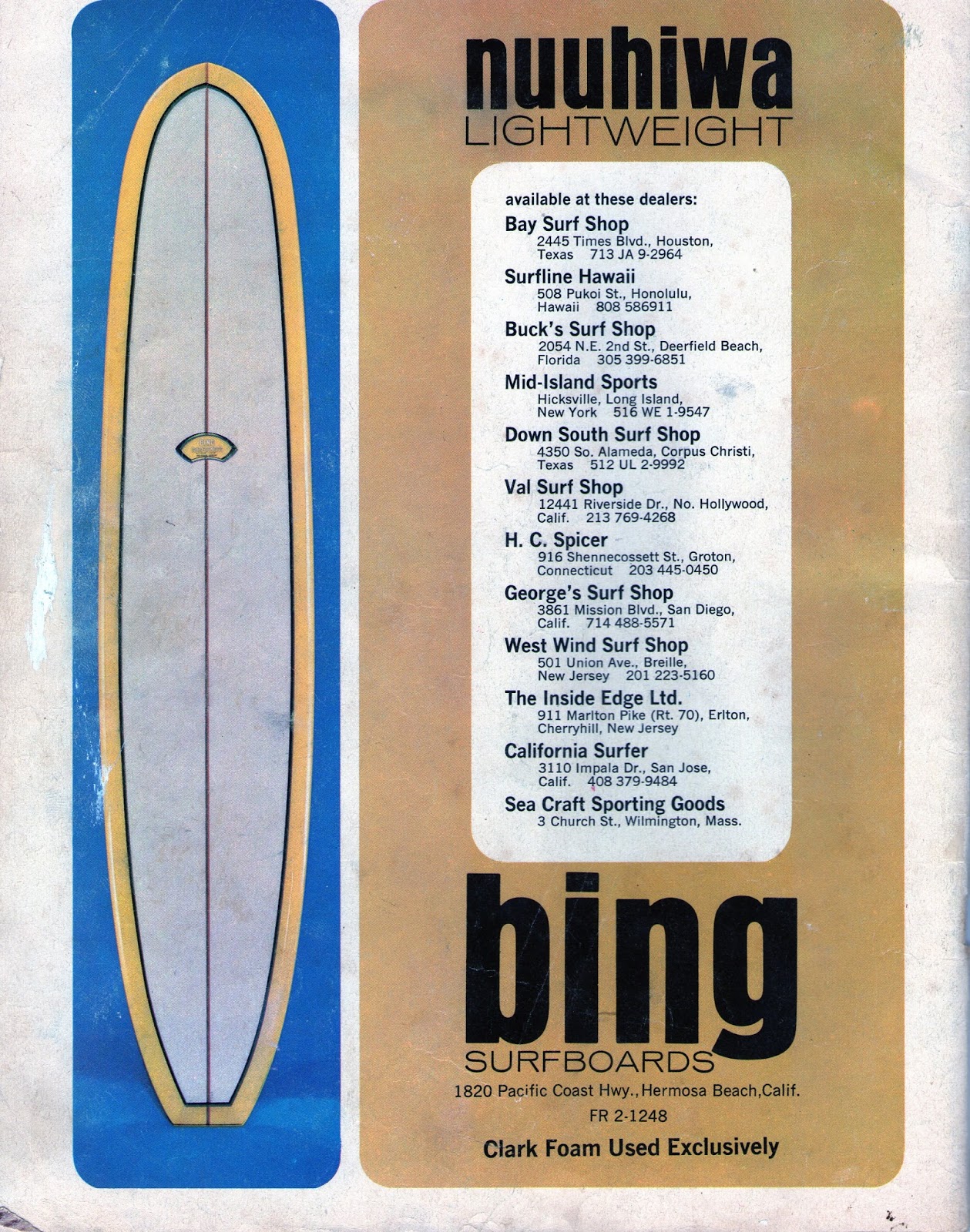 vintage surfboard collector UK Noseriding history