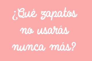zapatos que no usas