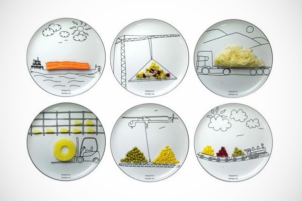 Creative and playful plates by Baguslaw Sliwinski