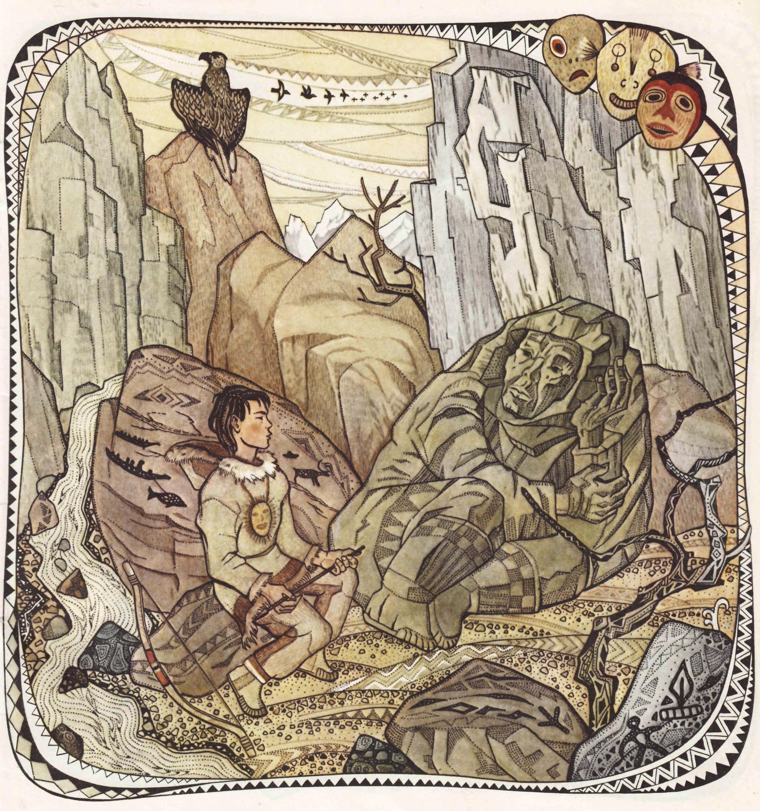 сказки народов россии книга. чукотские иллюстрации павлишина. иллюстрации ирины павлишиной. сибирская сказка с мифом. сказки ханты и манси иллюстрации.