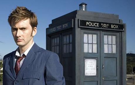 Doctor Who TARDIS Wibbly Wobbly Timey Wimey Rubber Wristband 