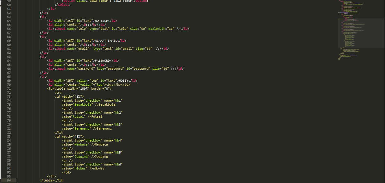 Input name text. Input name text