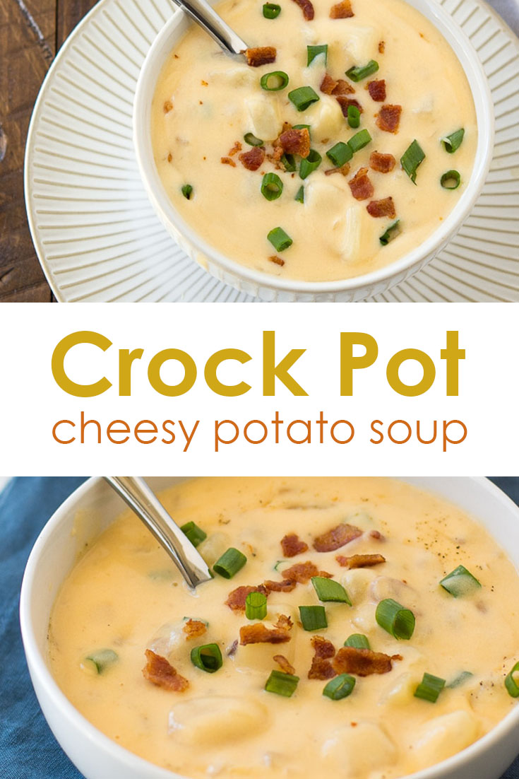 Crock Pot Cheesy Potato Soup Good Recipe - Smells Tasty