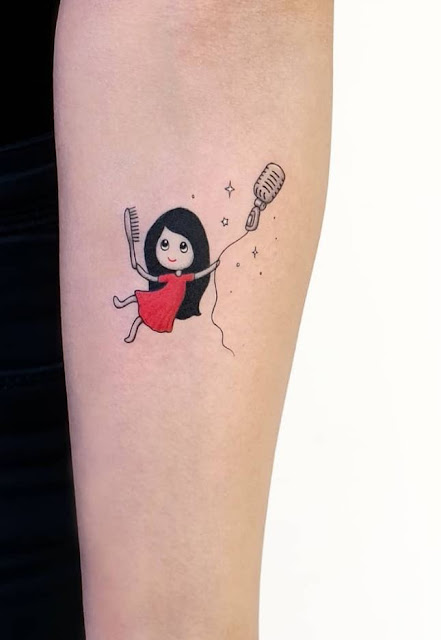 Mini tatuagens femininas super fofinhas Mini tatuagens femininas super fofinhas