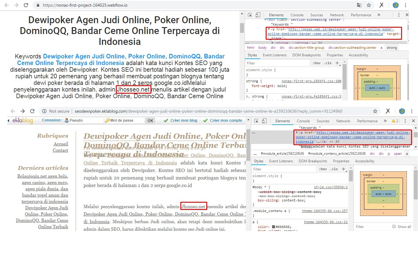 Daftar Blog Paling Sering Copy Paste Artikel Jhosseo.net
