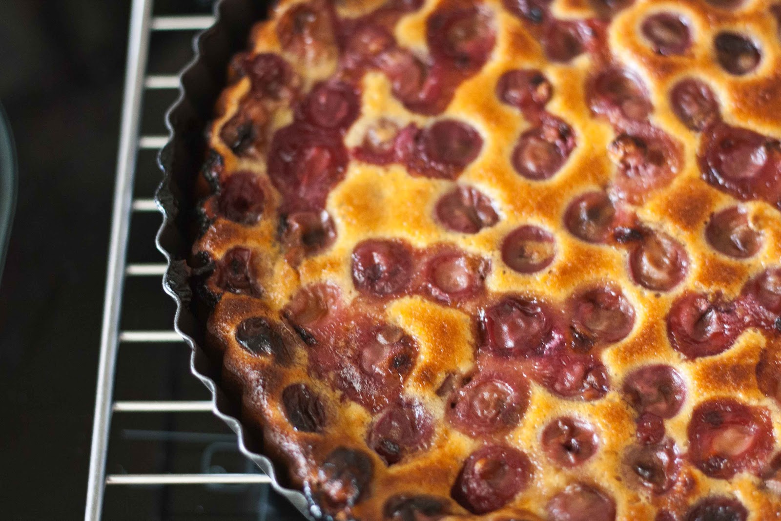 clafoutis de cerezas5_tengo un horno y se como usarlo