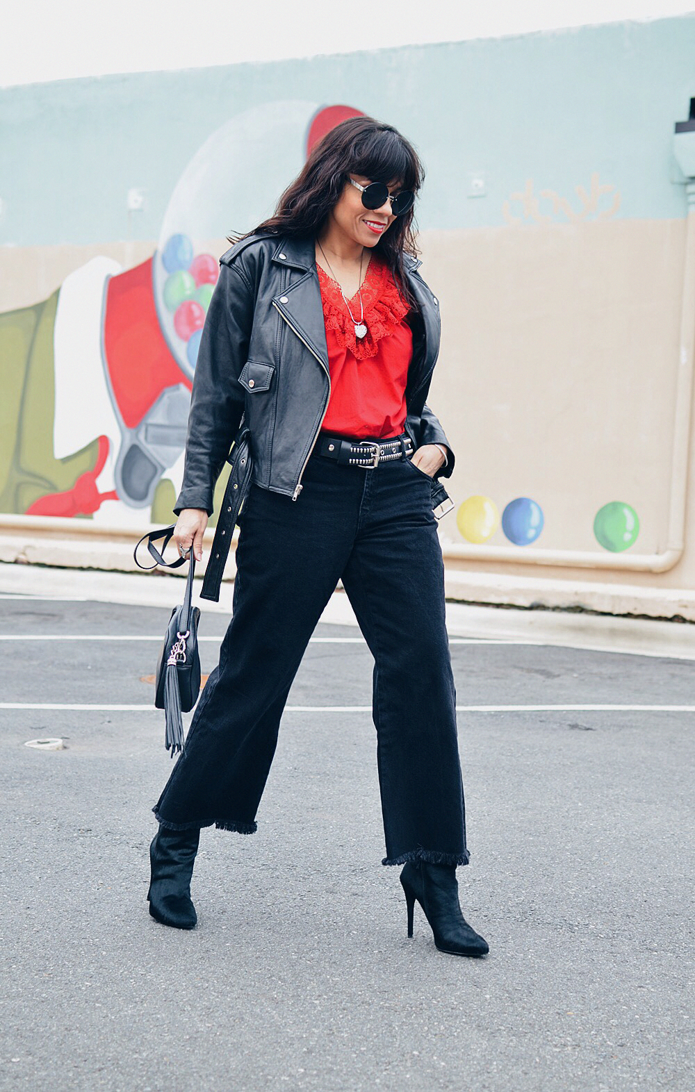 Biker jacket street style Biker jacket street style