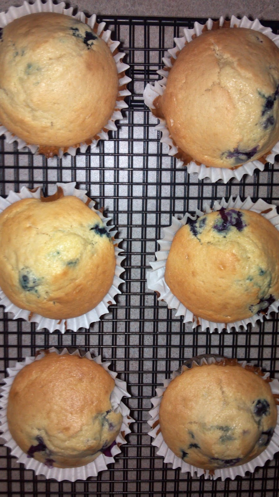 lizzycooks LowerFat Lemon Blueberry Muffins