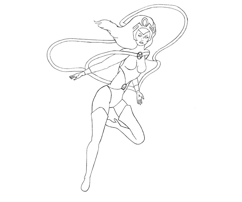 x men coloring pages of storms - photo #31