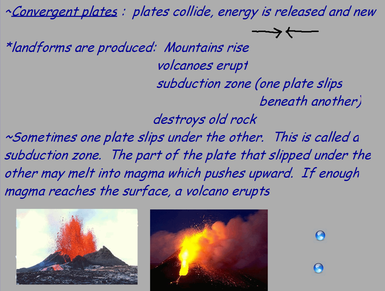 Science 7 Convergent Boundary Notes