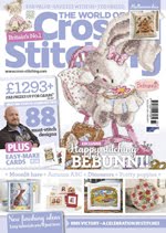 FIND BLUE RIBBON DESIGNS IN ISSUE 233 (OCT 2015) OF THE WORLD OF CROSS STITCHING MAGAZINE