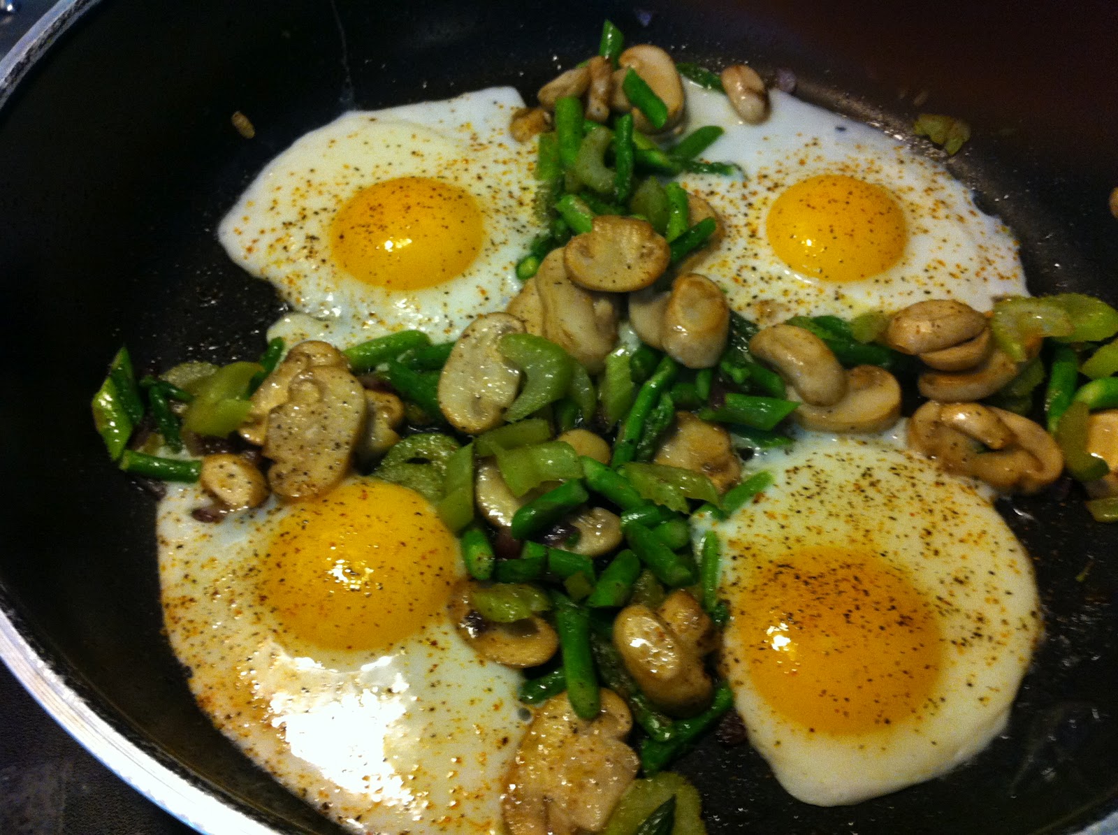 Mikostinko - It's an Attitude: Sunny Side Up Eggs and Veggies