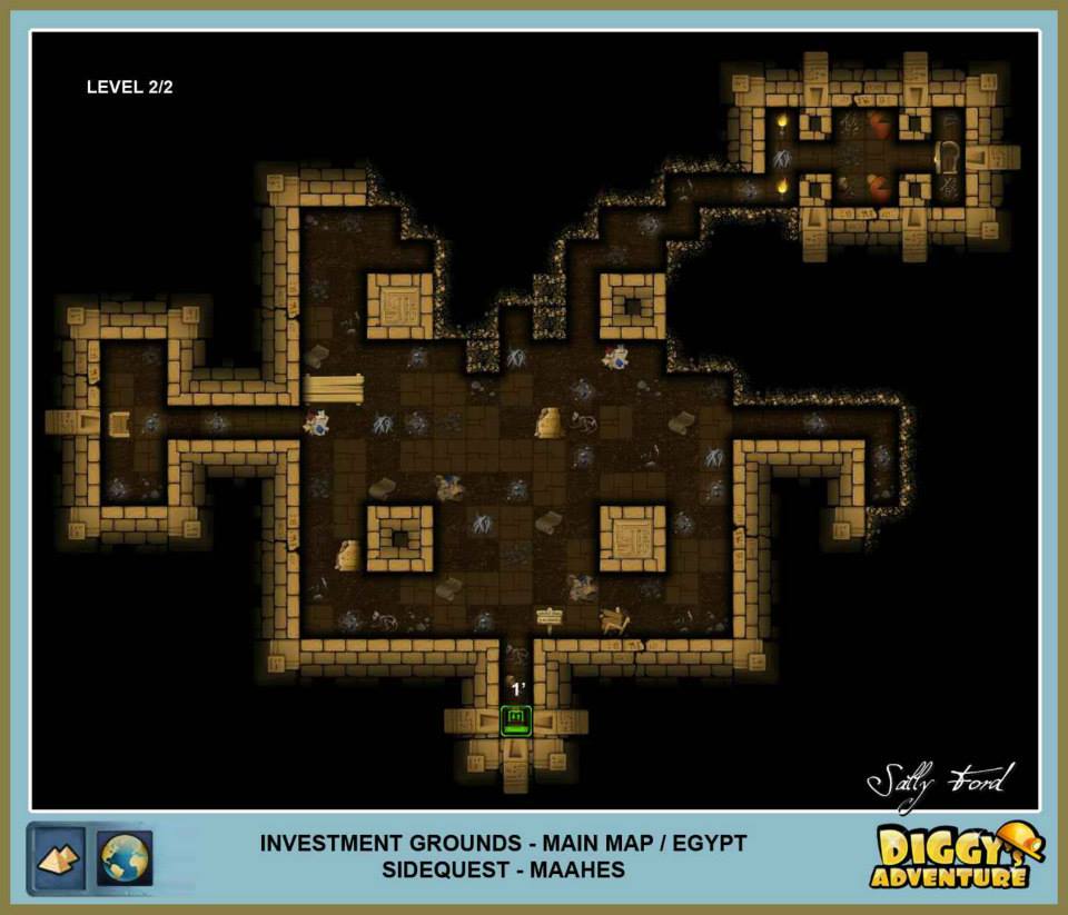 Diggy's Adventure Walkthrough: Egypt Main / Investment Grounds Level 1