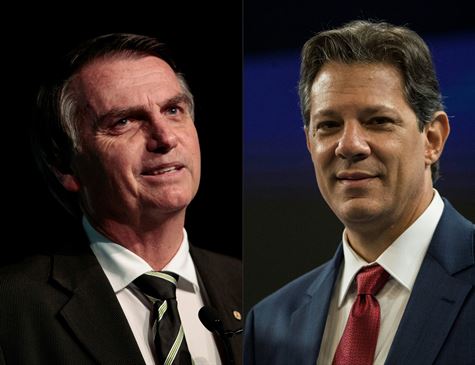 Ibope: Bolsonaro, 57%; Haddad, 43%. Diferença diminui para 14 pontos