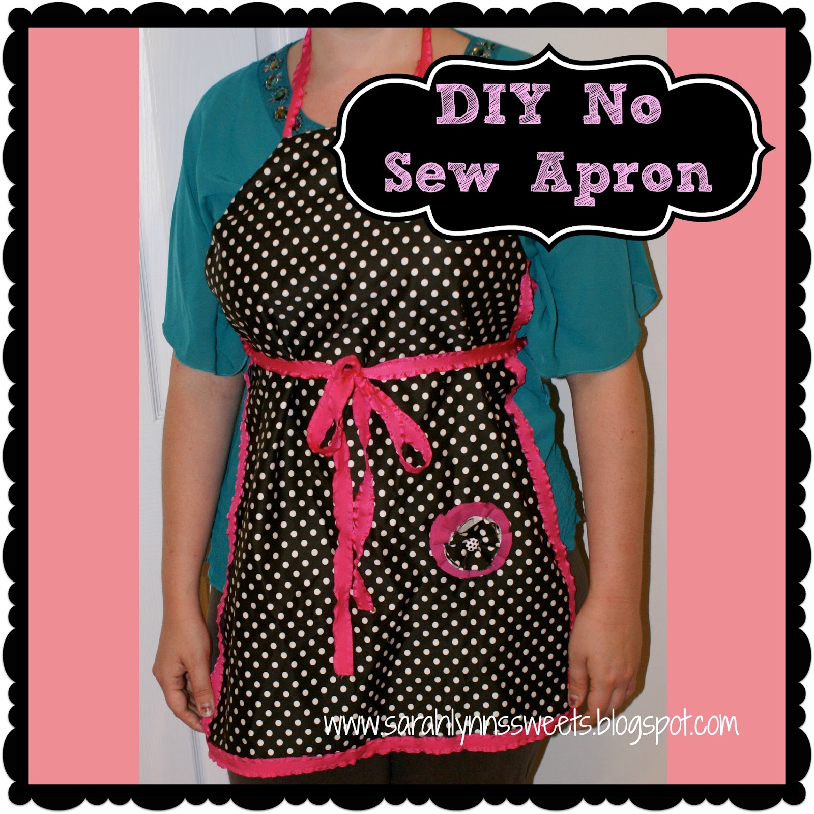 DIY No Sew Apron