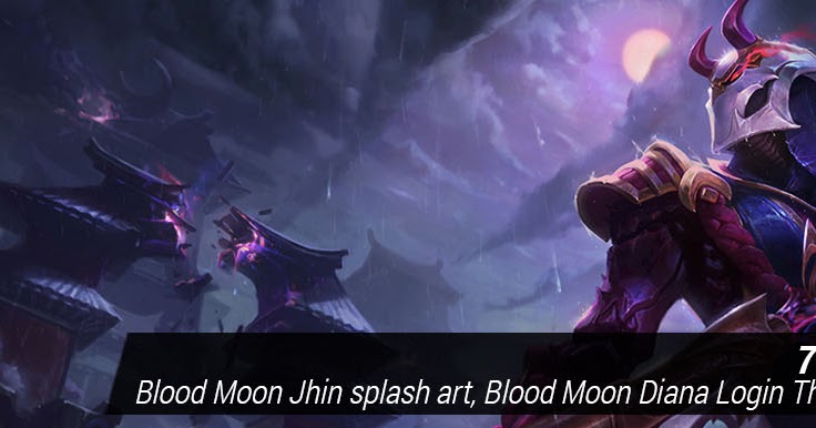 Blood Moon Jhin Splash Art