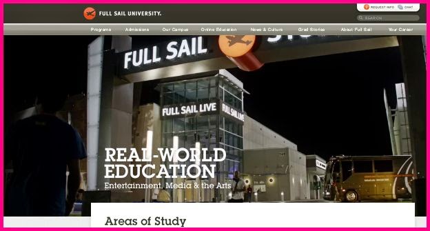 full sail university creative writing reviews