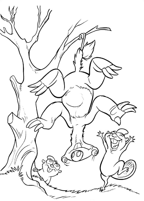 ice age coloring pages diego luna - photo #9