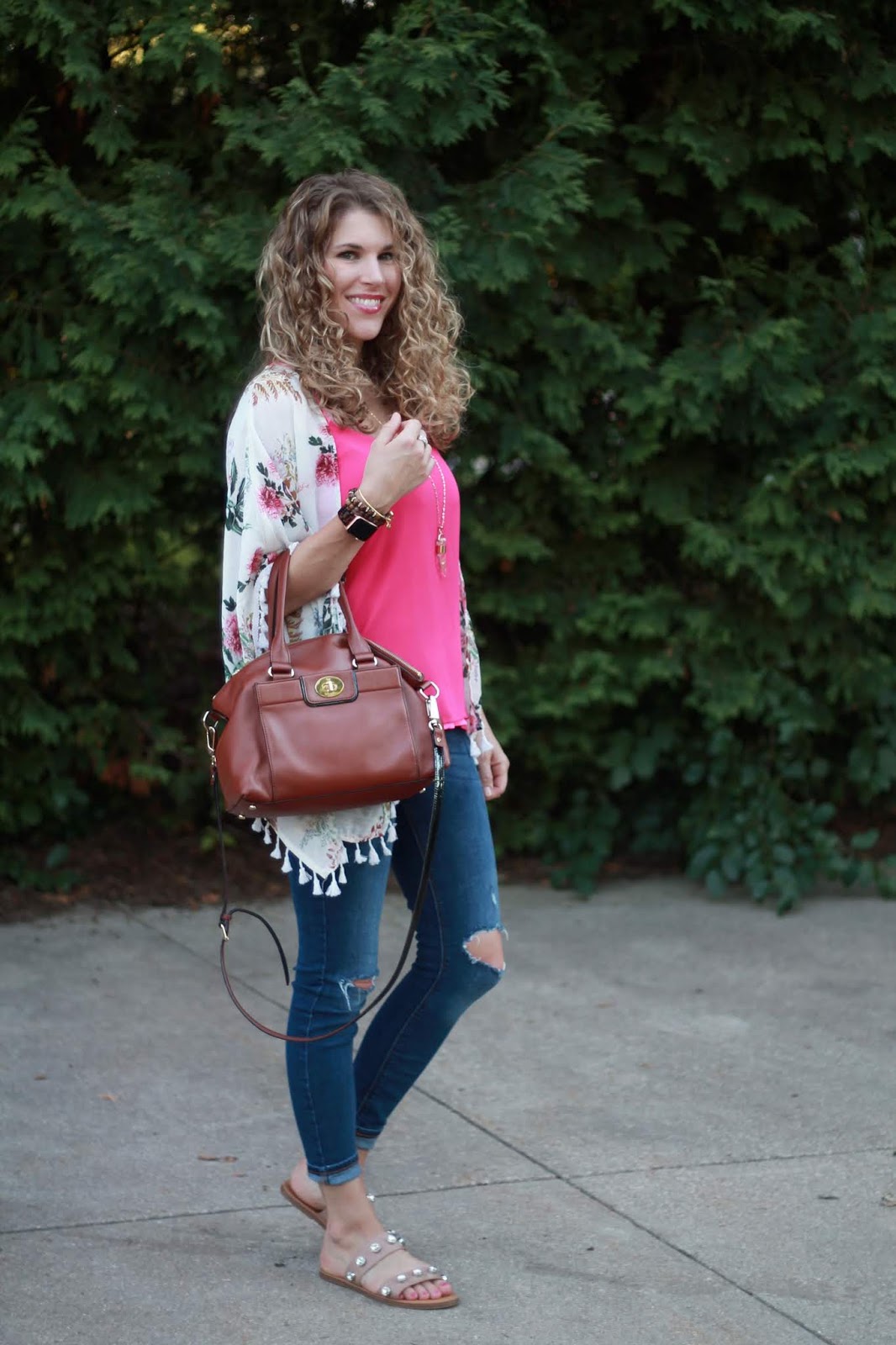 Floral Kimono & Confident Twosday Linkup