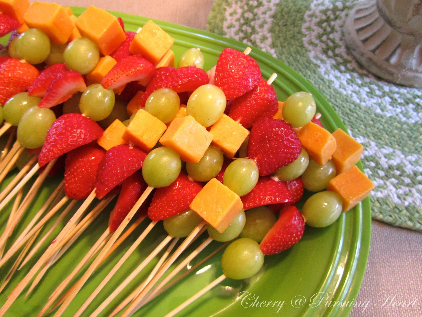Pursuing Heart Fruit Kabobs