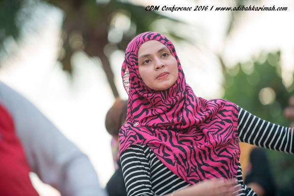 CDM Conference 2016 Adibah Karimah in action berzumba dan bersenam