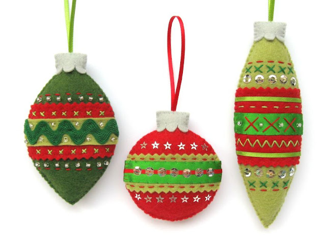 bugs and fishes by lupin upcoming class make felt christmas ornaments vintage felt christmas ornaments