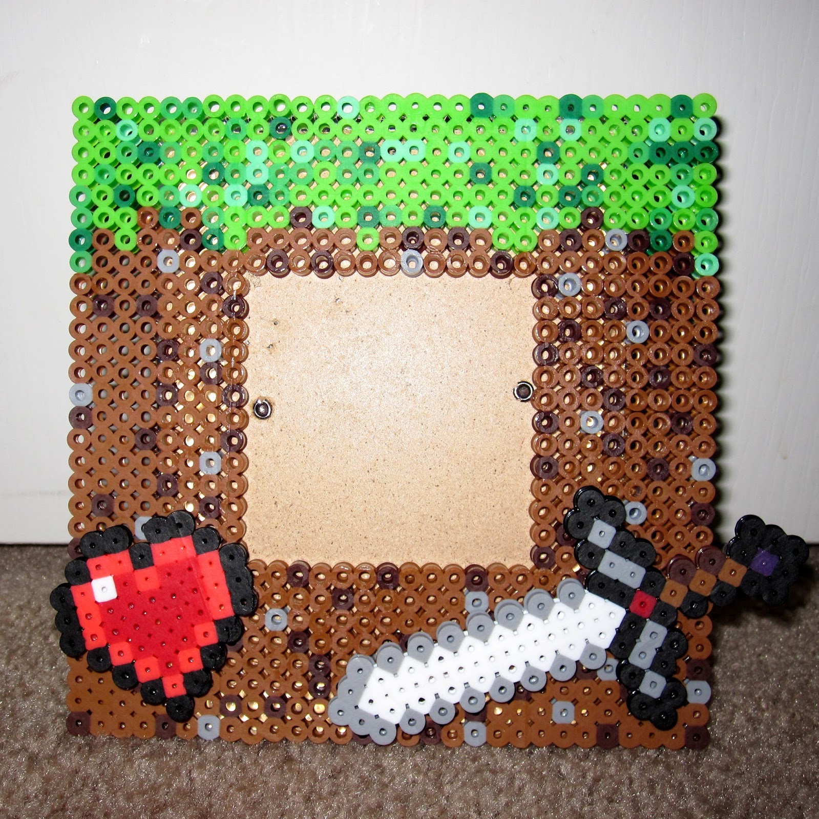 Dramatis Personae: Minecraft - Perler Bead Frame