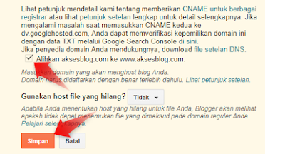 Mengatasi Url Blog Custom Domain Tanpa (www) Tidak Bisa di Akses Mengatasi Url Blog Custom Domain Tanpa (www) Tidak Bisa di Akses