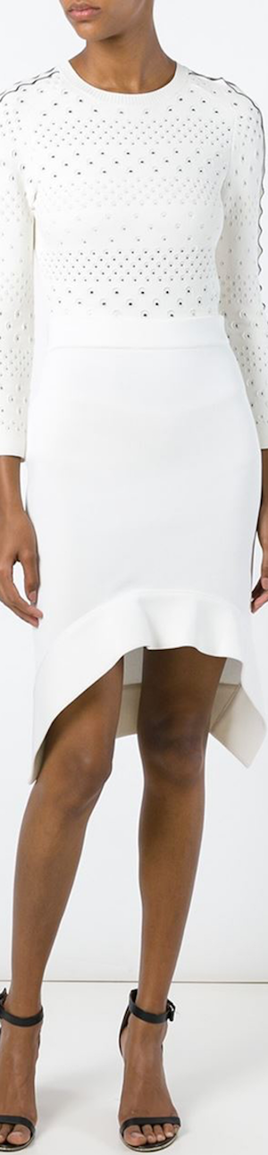 Givenchy Ruffled Hem Skirt