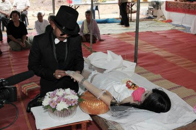 Photos And Video: Man Marries Dead Girl Friend. 2