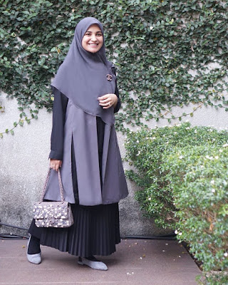fashion artis 2019 baju gamis shireen sungkar