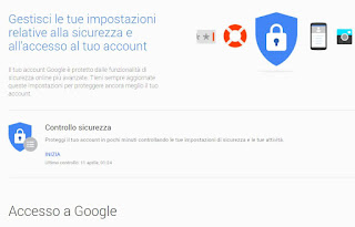 cambio password google cambiare password email