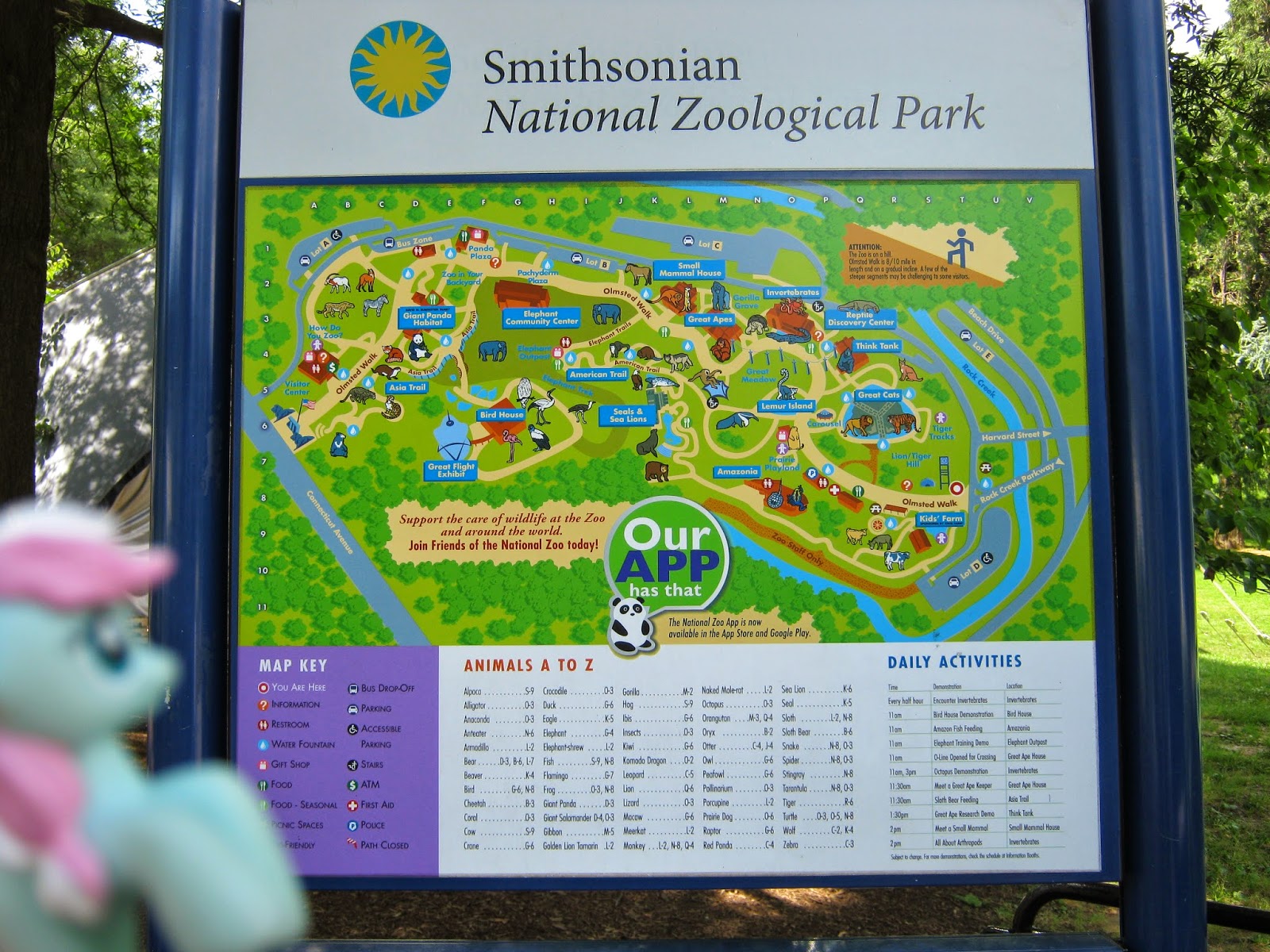 Where's Minty? Smithsonian Zoo part 1