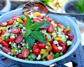 Summer Black-Eyed Pea Salad (A Veggie Venture)