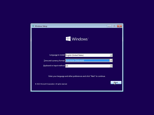 6 - Cara Install Windows 10