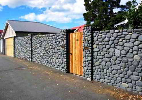 Desain Pagar Rumah Batu Alam Natural Desain Pagar Rumah Batu Alam Natural